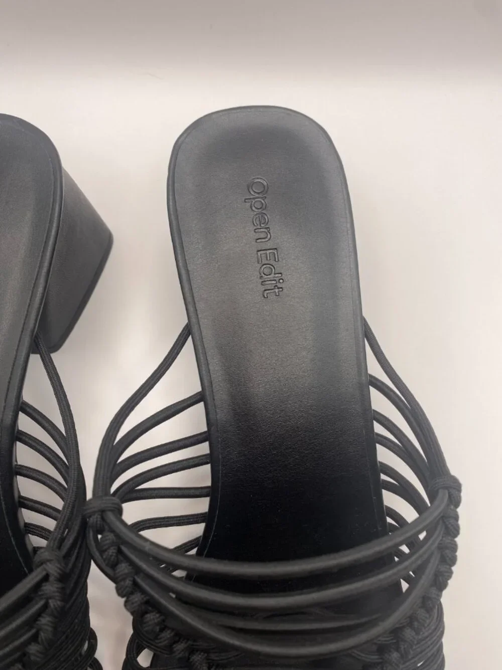 Open Edit Womens Strap Heel Sandal Sz 11